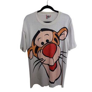 Vintage 90's Disney Designs Tigger T-Shirt One Size (XL) Made in the USA